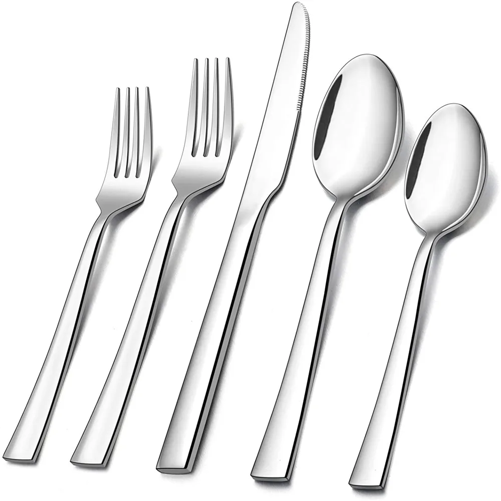 

Classic Simple Light Luxury Style Portable Stainless Steel Cutlery Sets for Wedding Home Hotel Restaurant Festival