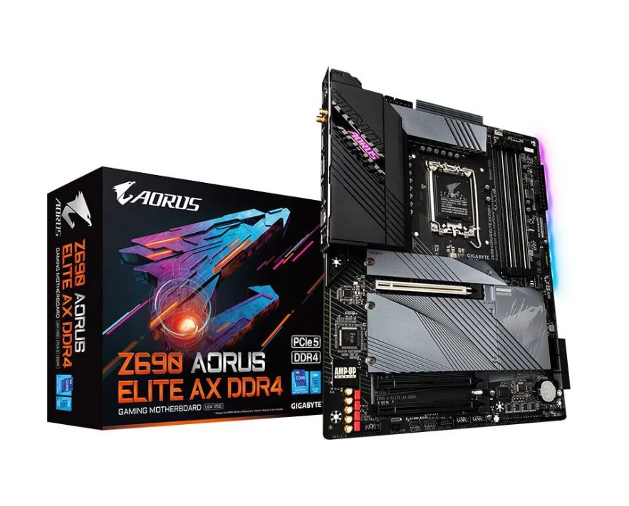 

Brand New Z690 AORUS ELITE AX DDR4 128GB LGA 1700 PCI-E 5.0 gaming motherboard PC