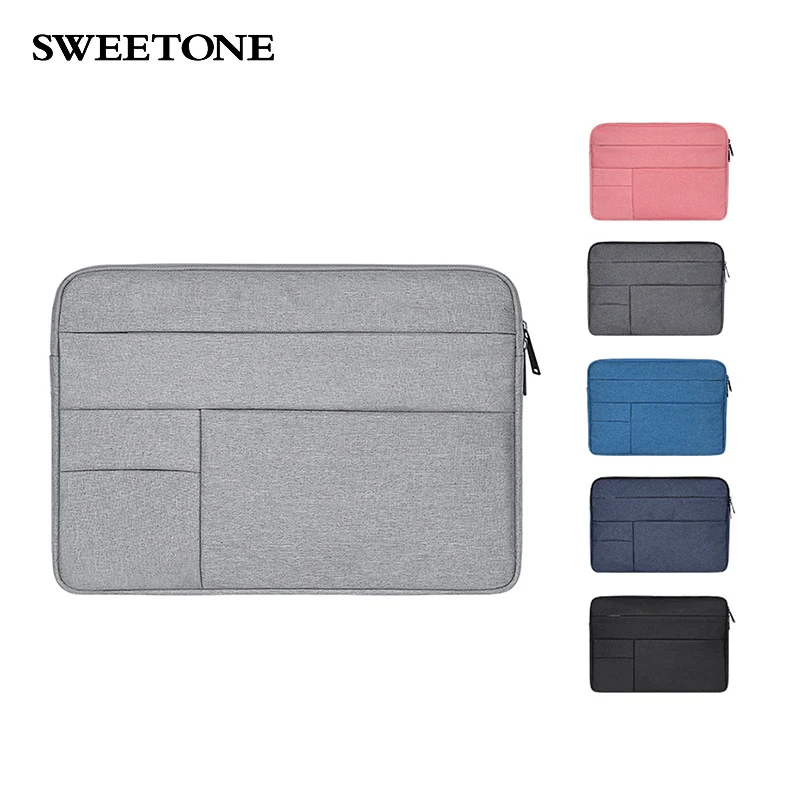 

Custom Multi Function Laptop Bag Laptop Cases For Macbook, Gray, pink, dark grey, blue, navy, rose red, black