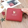 2019 New lady purse short change purse Japanese and Korean version zipper tassel purse cute fashion wallet