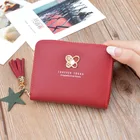 2019 bolsa Nova senhora bolsa da mudan&ccedil;a de vers&atilde;o Japonesa e Coreana curta zipper tassel bolsa bonito carteira moda