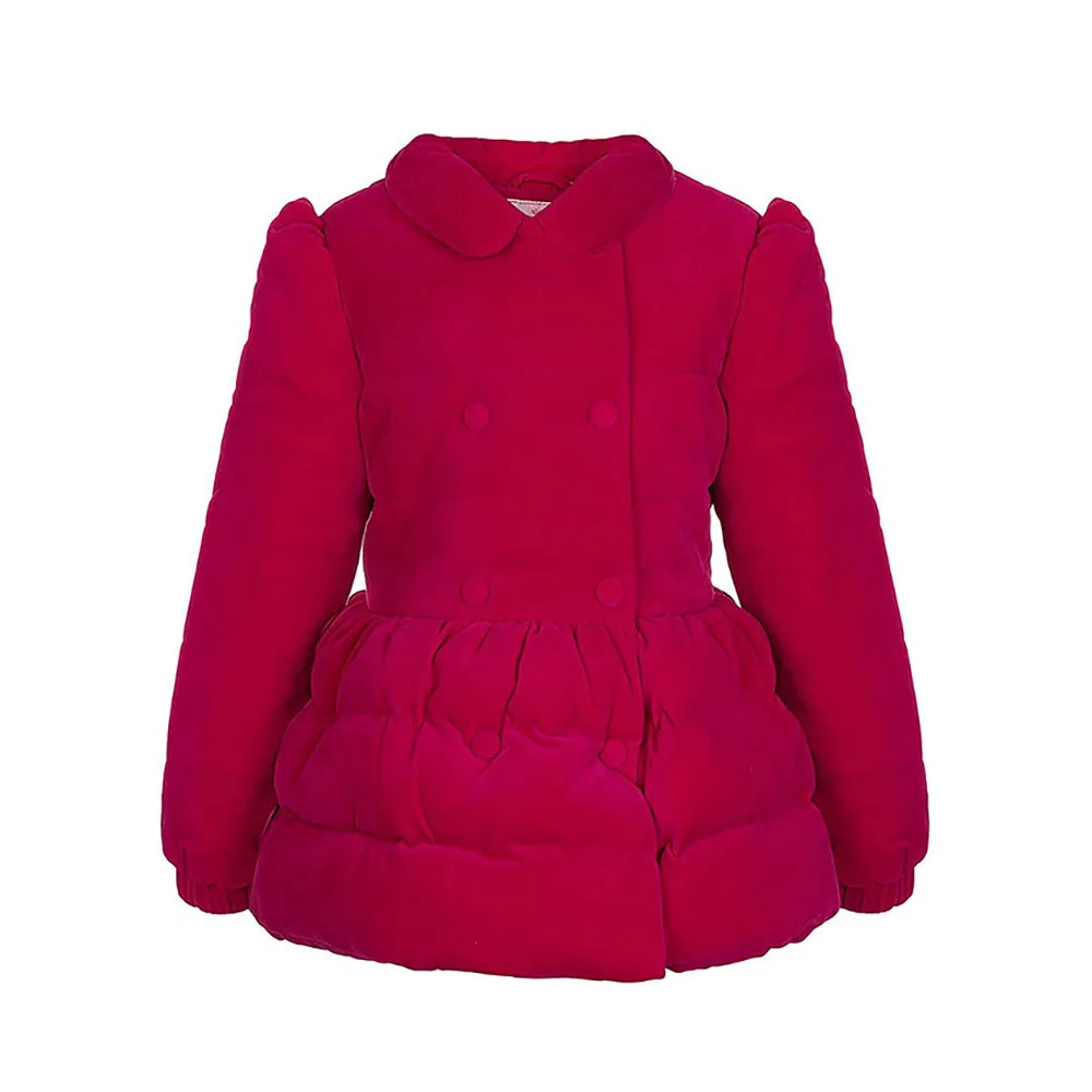 

Factory Price Fuchsia Color Baby Girl 4 Year Children Winter Jacket, Red, fuchsia