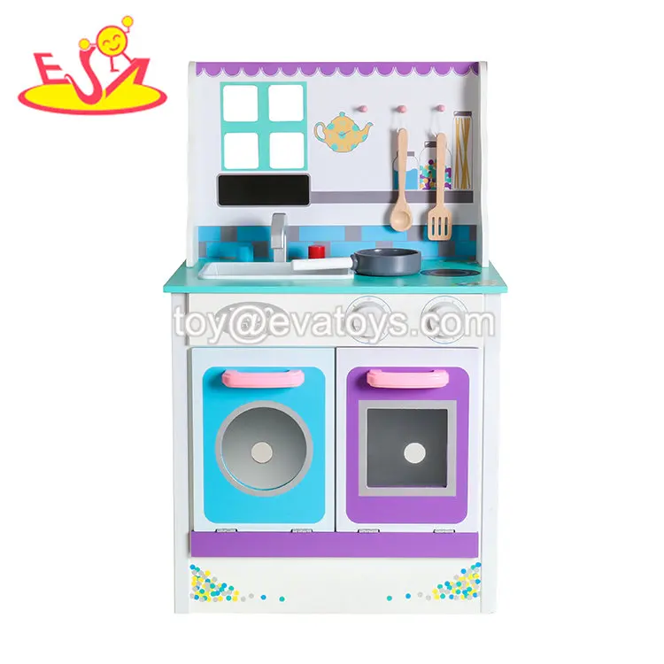 New Pretend Play Dollhouse & Kitchen Wooden Kids Playsets With Doubleside W10c325 Buy Kids