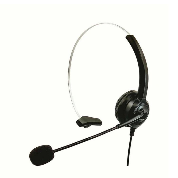 

OEM ODM Ecouteur Noise Cancelling Call Center Headset Computer Wired Cuffie Kids Headphone Earphones Headphones Headsets, Black