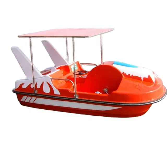 

Kids fiberglass paddle boat boats pedal boat, Blue, white or customized