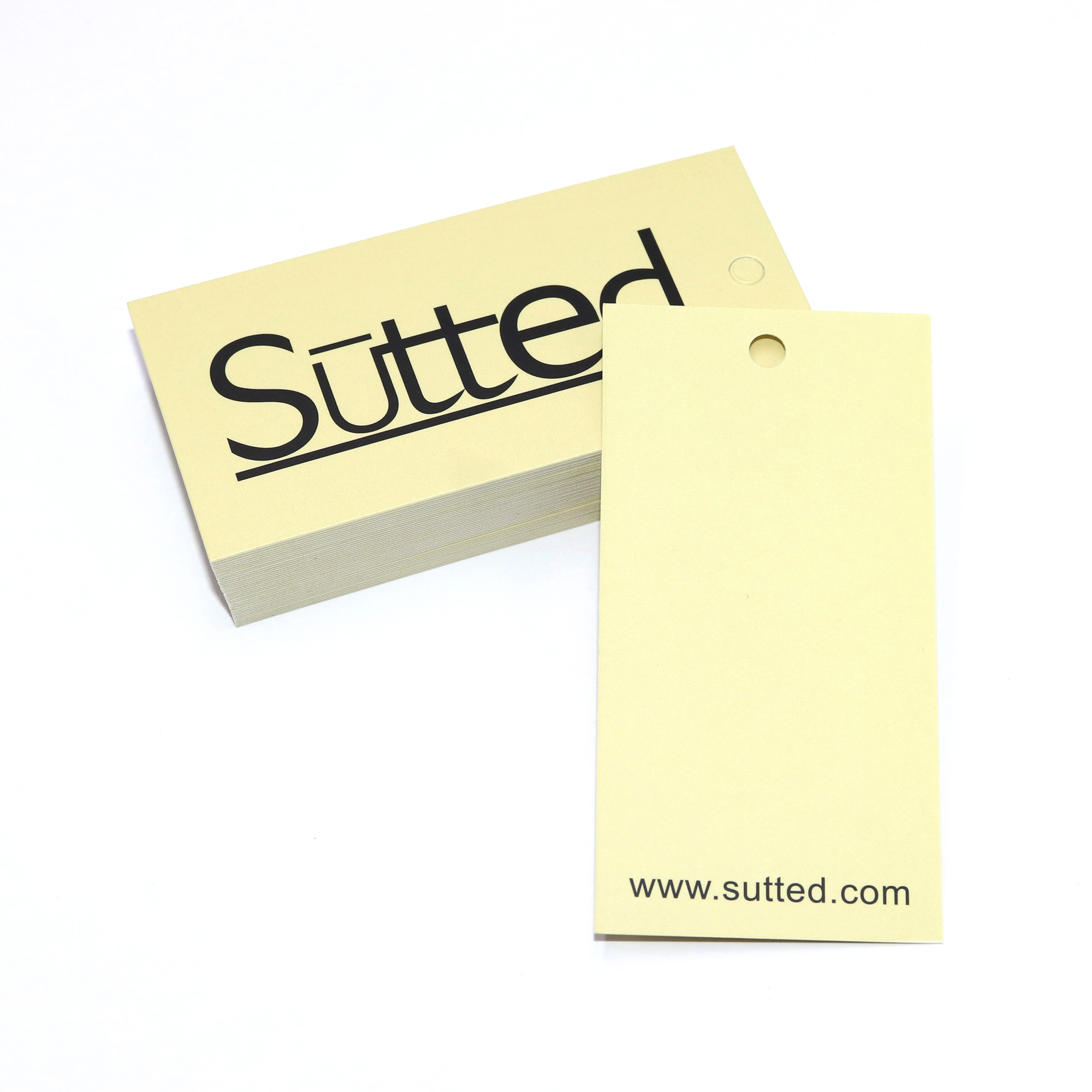 

Wholesale Custom hang tag print logo design recycled coated paper swing tag card hanging tag for clothes, Customized color