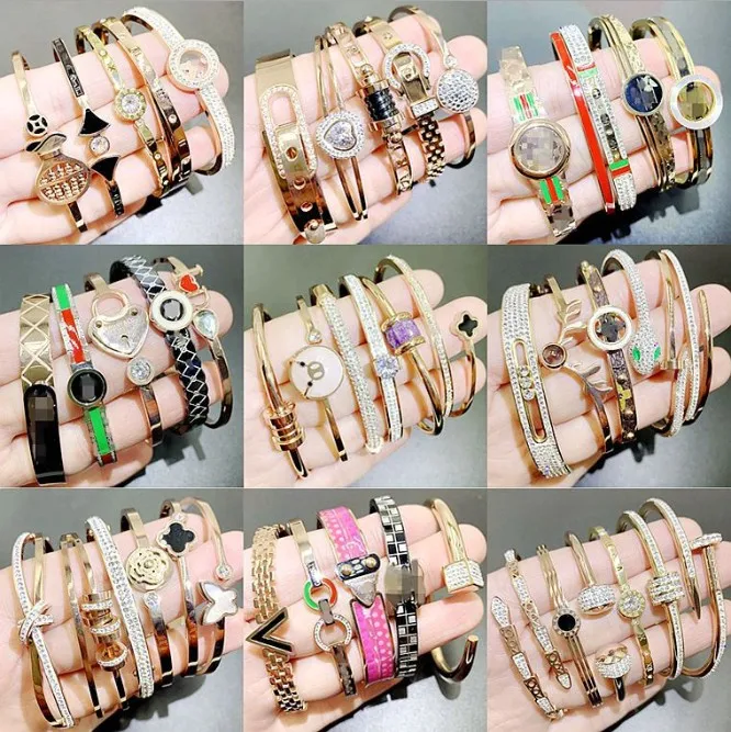 

Fashion Jewelry Ladies Chain Adjustable Bracelet Ladies Fashion Bracelet, Sliver/rose gold/goldor customized