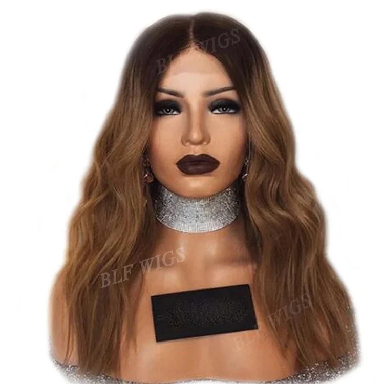 

4 30 Two Tone Ombre Human Hair Lace Wig, Loose Wave Brazilian Hair Lace Front Wig