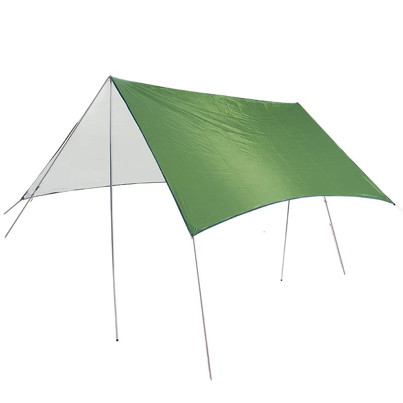 

Heavy duty outdoor picnic survival hammock UV protection sunshade tarp sun shelter 100% waterproof lightweight camping rainfly, Customized color