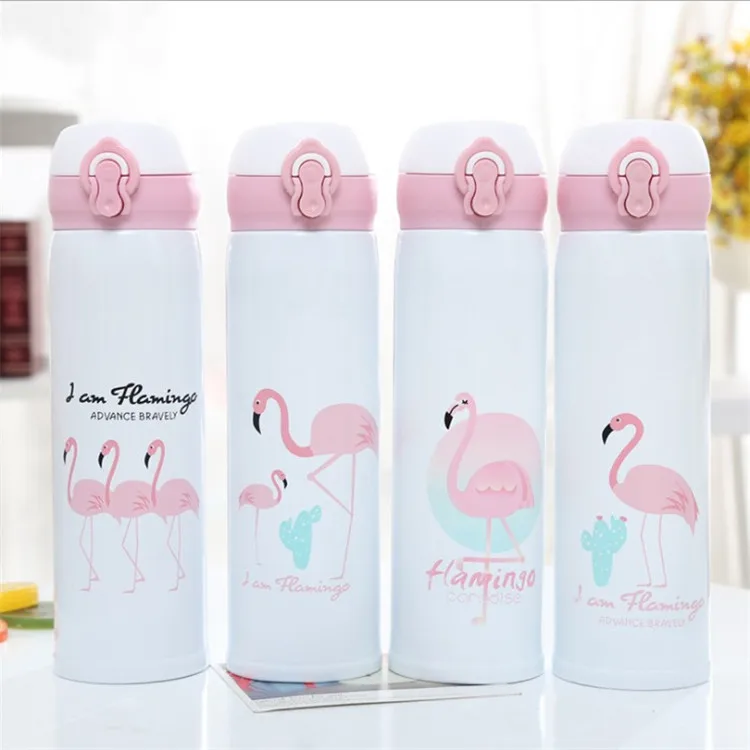 

Best Thermo Stainless Steel 500ml 18/8 Water Bottle Vacuum Flask Double Wall Insulated Leakproof With Lid, Customized color