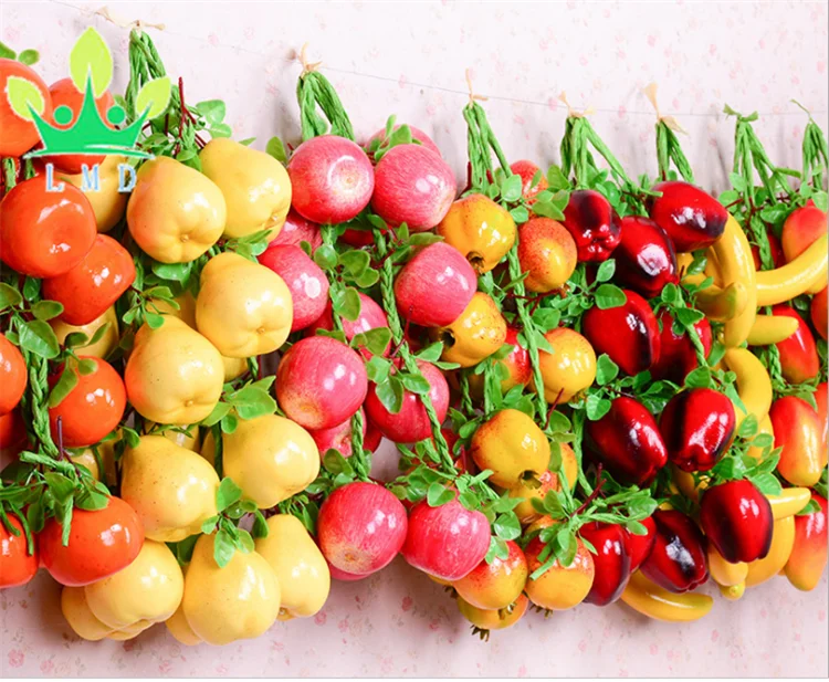 Foam Artificial Fruits Fit Wall Hanging Decoration Artificial Vegetable