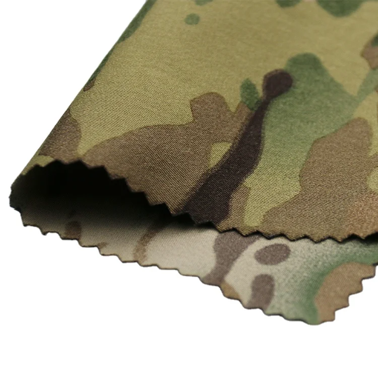 

95%Nylon 5%spandex nylon four way stretch elastic breathable camouflage tactical uniform fabric