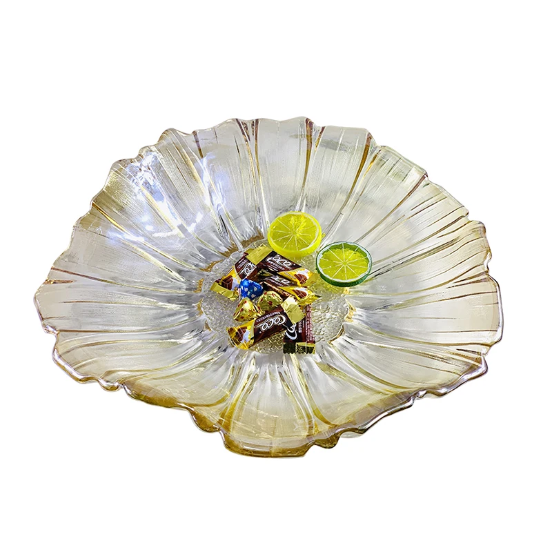 Hot Selling Dessert Plate Factory Wholesale Borosilicate Colored Glass