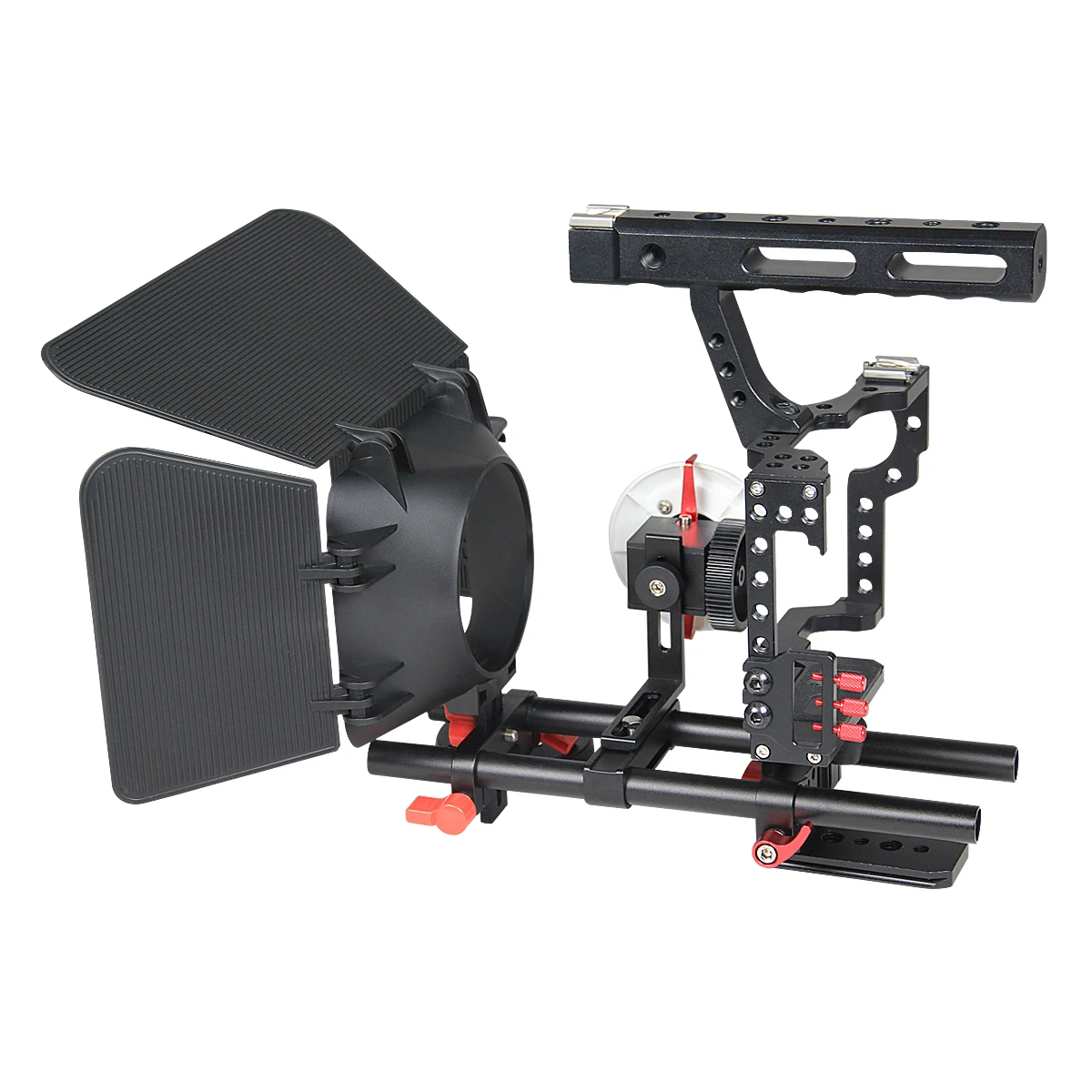 

TL MEDIA CCK500 Camera Cage, Matte Box & Follow Focus A7 Camera Cage Kit, Black