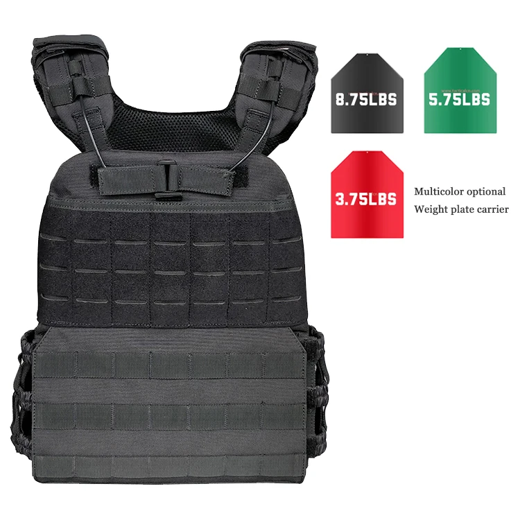 Best Weighted Vest For crossfitness and Running Gym equipment Crossfitness Weight Plate carrier Vest for woman