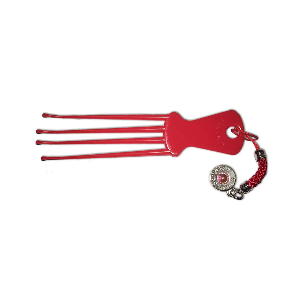 

Weave Scratcher- Scalp Comb- Hair pick, Red, black, pink, gold