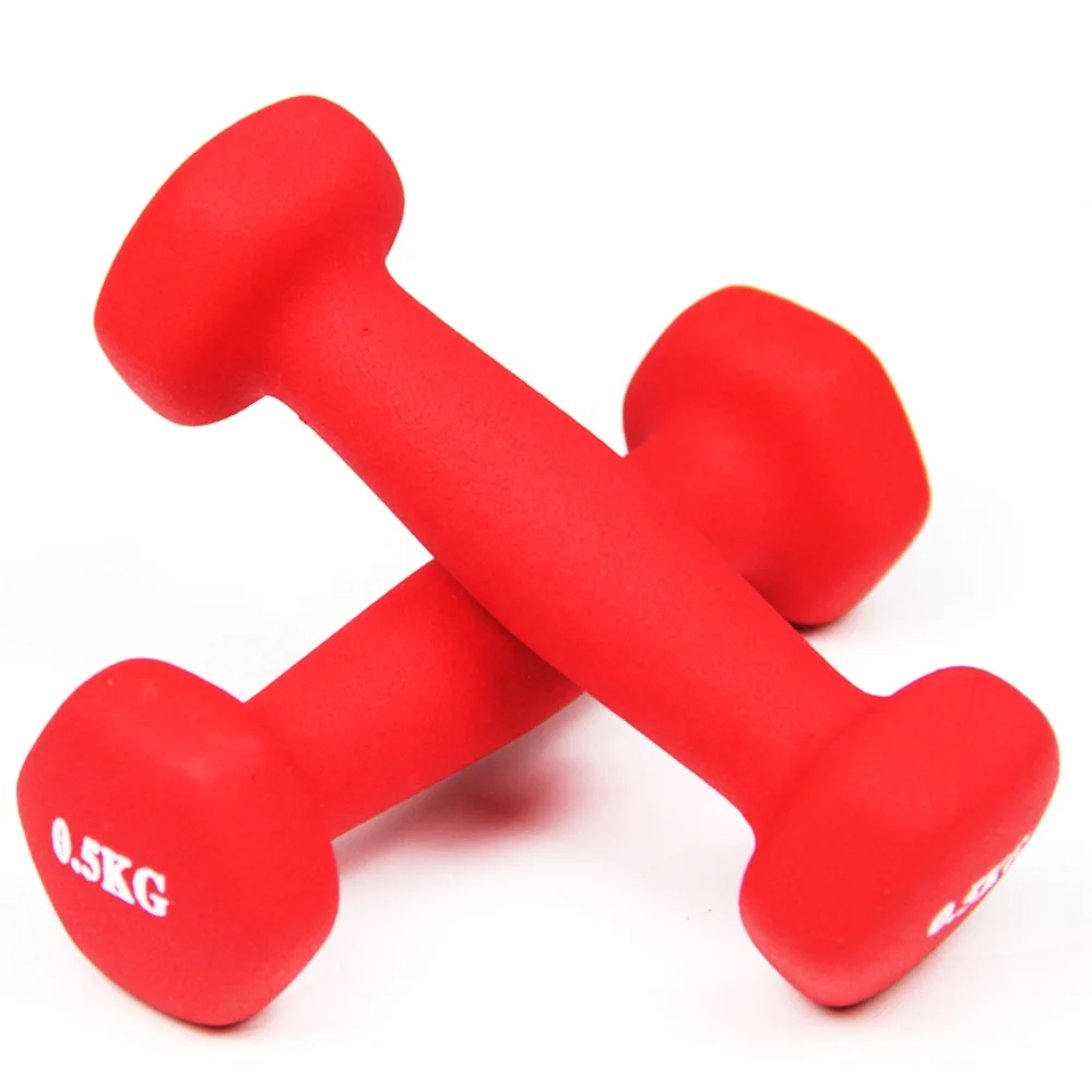 

SD-8080 Factory price Color Cast Iron Dumbbell Set Women Use Vinyl PVC Neoprene hex dumbbell set