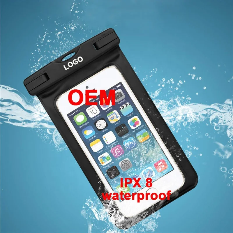 

Wholesale Cell Mobile Phone Accessory Custom Universal Waterproof Pouch Bag Case