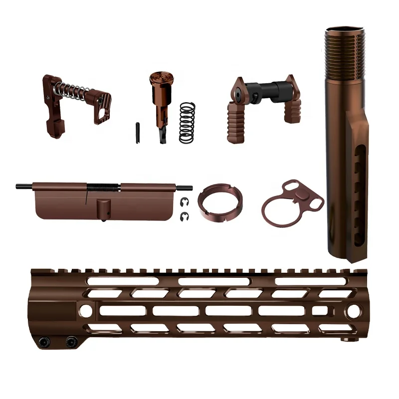 

AR15 Lower Kit AR 15 Handguard AR-15 Parts, Blackred/blue/purple/silver/orange/od green/fde/bronze