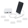 Multi Port Security System Mobile Phones Anti-Theft Alarm Display Stand