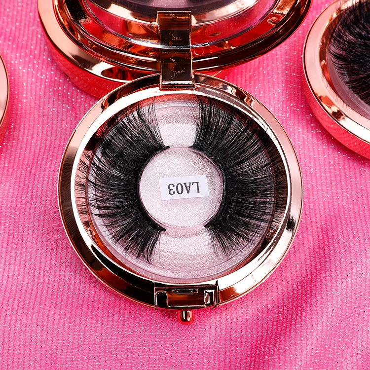

Oem Fast Shipping Exceptional Service Custom Box Soft Luxury Private Logo 3d Silk False Eyelashes, Natural black