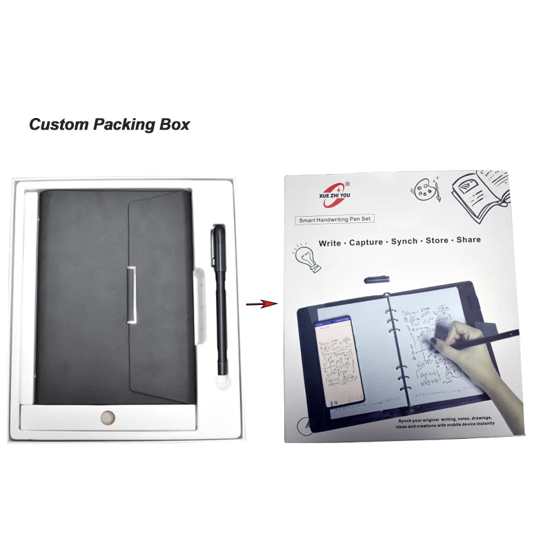 Convenient Business Taking Note Digital Smartpen Compatible With Capture Writing Tool Smart Pen Comes With Notebook