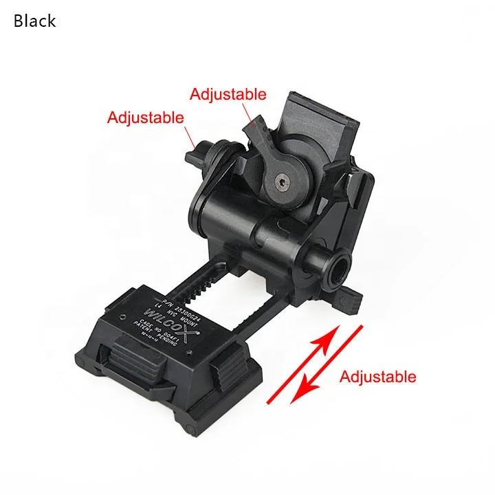 

L4 G24 style mount night vision mount set accessories tactical metal helmet adapter HK24-0049, Black / tan