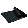 Independent foaming workshop 100% quality control yoga mat manufacturer PU natural rubber black yoga mat