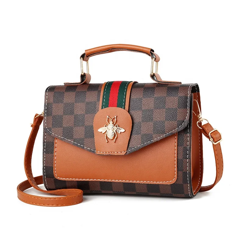 

New one-shoulder printed cross-body bag fashion bag Ladies Leather Tote Purse