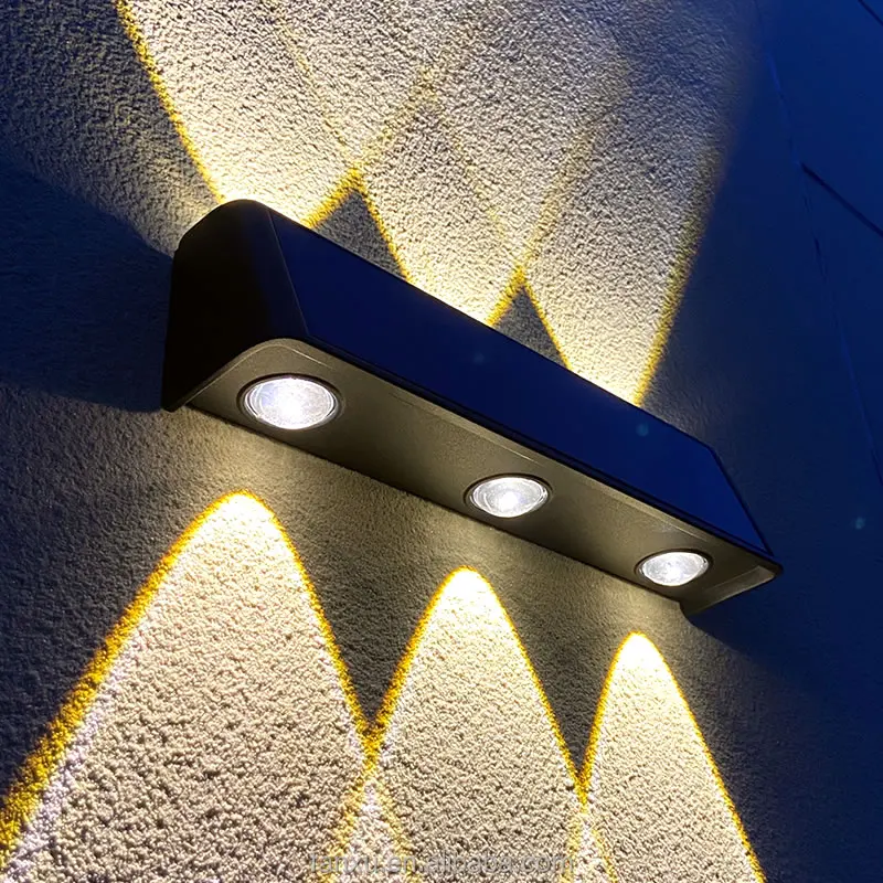 hotel washer light solar led staircase outdoor security wall light wall garden street lamp