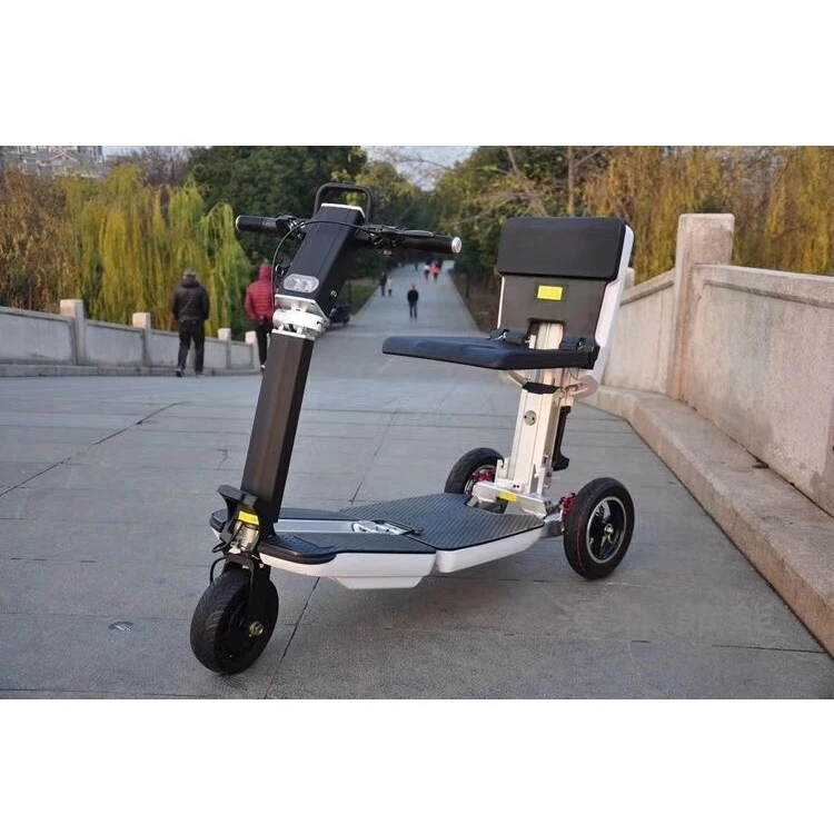 

Cheap price Electric Scooter Mobility luggage shape Foldable lightweight luggage scooter for elderly