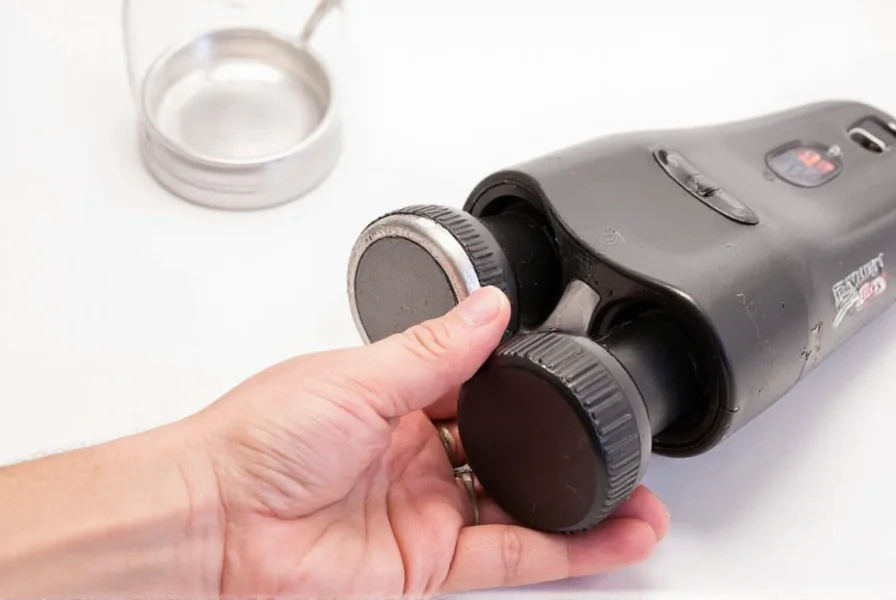 Proper cleaning technique for battery operated salt and pepper shaker components