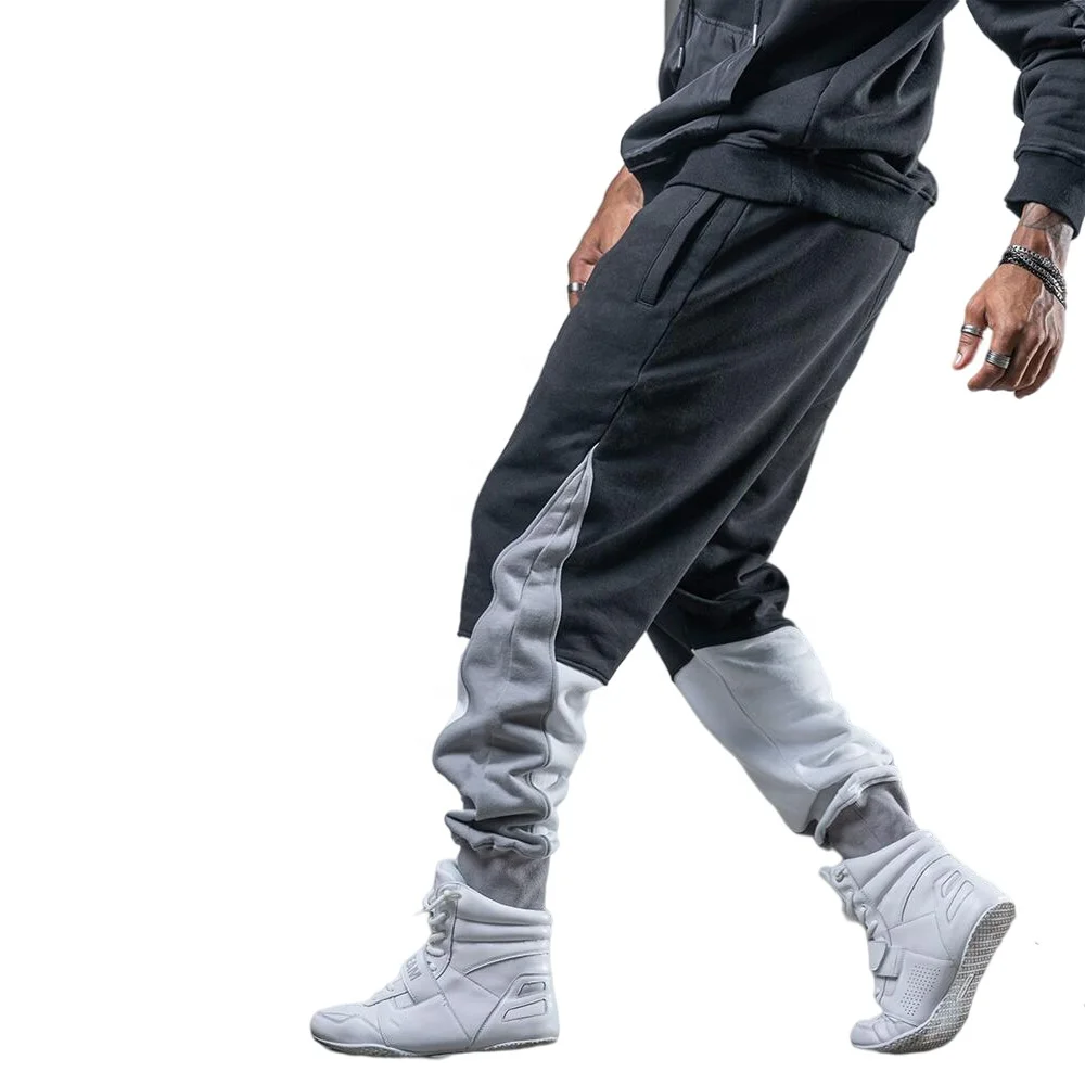 

Best selling custom stack sweat hip hop black linen hiking nylon mens cargo jogger sweat men's clothing casual pants