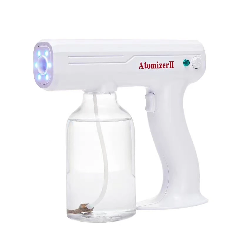 

Nano sprayer atomizer disinfects home office garden spray gun electric atomizer rechargeable wireless spray gun, White