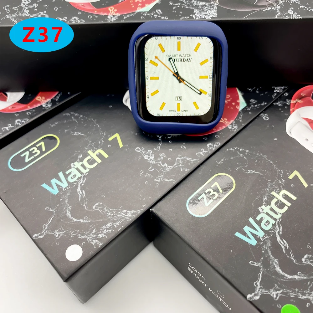 

Smart Watch Z37 BT Call DIY Faces i7 PRO Series 7 SmartWatch Sport IP68 Waterproof Heart Rate Custom Wallpaper PK X8MAX W37 Pro