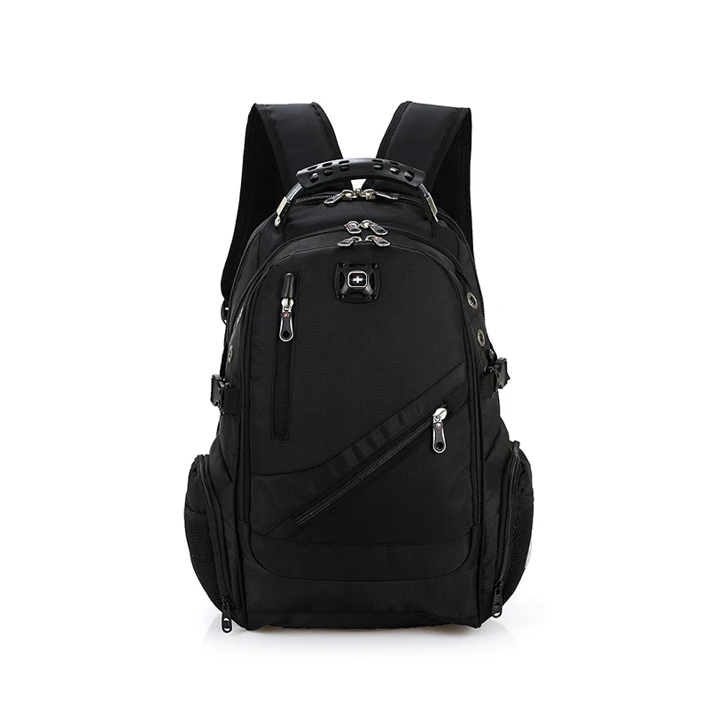 

2018 new arrival Expandable plain usb wholesale hiking backpack high quality school backpack waterproof nylon backpack, Customized color