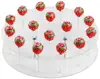 Customized 16 holes acrylic plastic cake pop shelf round perspex lollipop candy display stand