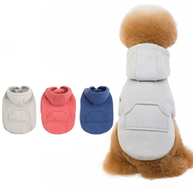 

Warm Dog Solid Sweater Fashion Casual Pet Clothes For Autumn Winter, Grey, white, pink,customized