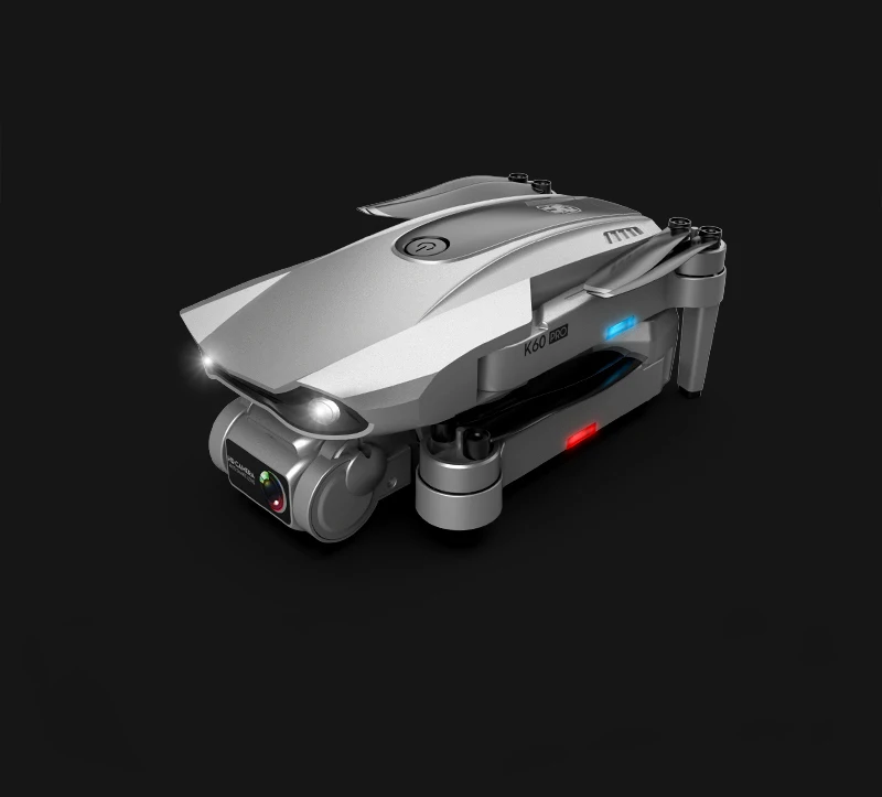 

FOLDABLE 6K HD camera 5G 30MINTES FLYING TIME 1200 M distance control K60 long range drone, Gray
