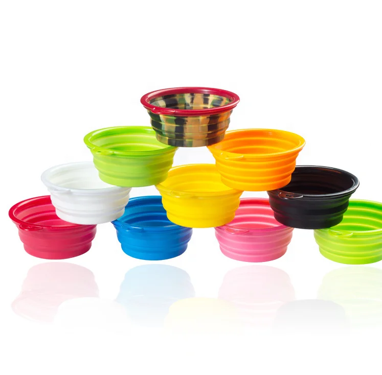 

2018 new products silicone baby feeding bowl silicone baby bowl mini food storage, Any color