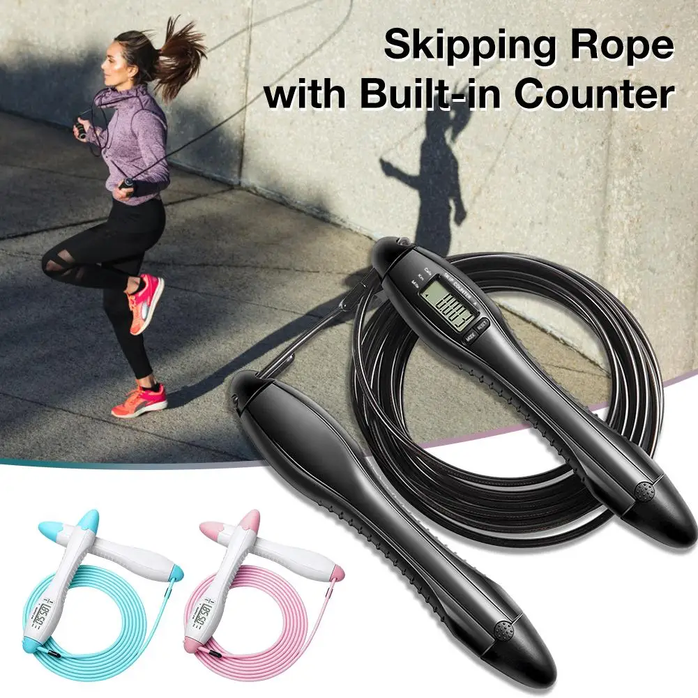 

Speed Jump Counter Built In fit Skipping Rope For MMA Boxing Jumping Training Lose Weight Fitness Home Gym Men Women