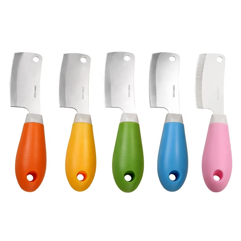 

Cute  Baking Cooking Children's Chef Toddler Cooking Fruit Vegetablebaby Baby Food Supplement Small Knife, Natural