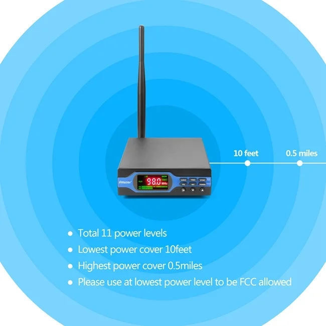 

FMUSER NEW 1W fm transmitter home theater