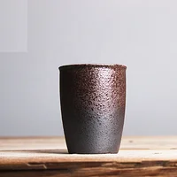 

Black Stone Glazed Stoneware Cup Japanese Mug