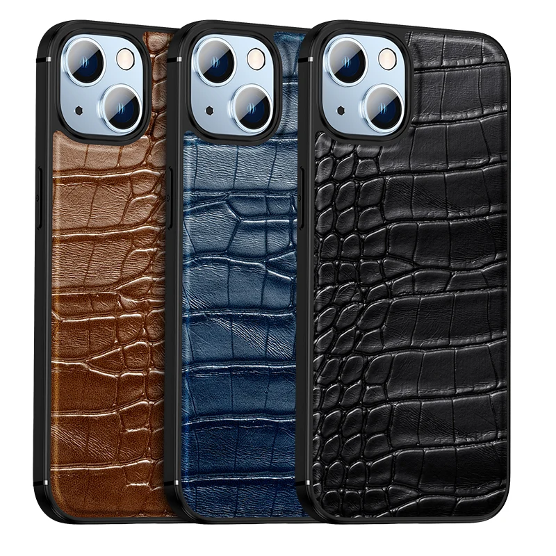 

Luxury Fashion Trendy Shockproof Bumper Leather Mobile Phone Case For iPhone 13 Pro Max Mini Fundas Coque Shell Casing Housing, As pictures show