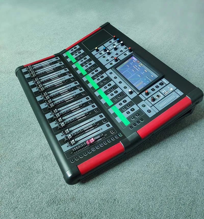 24 Channel Digital Audio Mixer With Alps 100mm Motorised Faders +48v