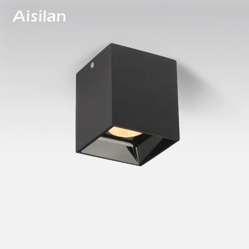 

Aisilan double head surface square lighting led ceiling corridor hallway COB led downlight