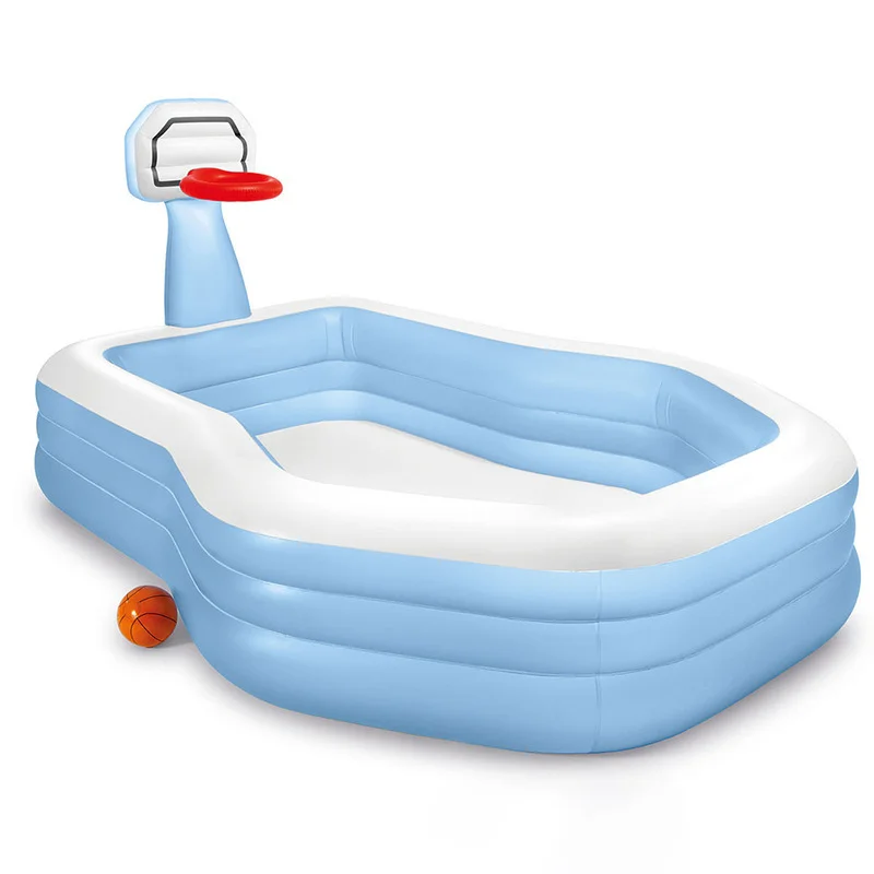 

Intex 57183 Swim Center Shootin' Hoops Family Pool inflatable basketball pool inflatable sports pool