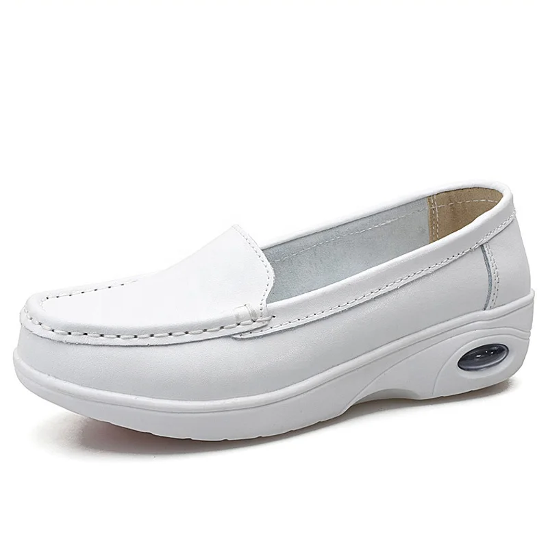 

Popular comfortable durable wholesale white female shoes for nurse China footwear supplier