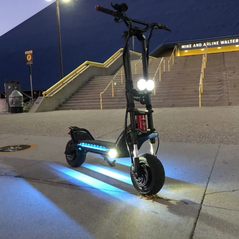 

Dual Motor Original Kaabo Wolf Warrior 11 Electric Scooter with Mini Motors Controllers